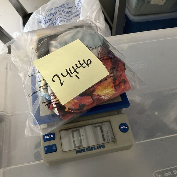 Ali Miles Knit Top Abstract Wearable Art Colorful Casual Blouse 3/4 Sleeve PM - Picture 10 of 10